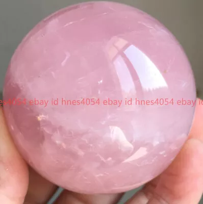  Natural Pink Rose Quartz Magic Crystal Healing Ball Sphere With Stand 4-8cm • $10.44