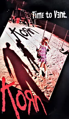 Korn  Concert Poster  Tour 12  X 18  Free Shipping • $22.13