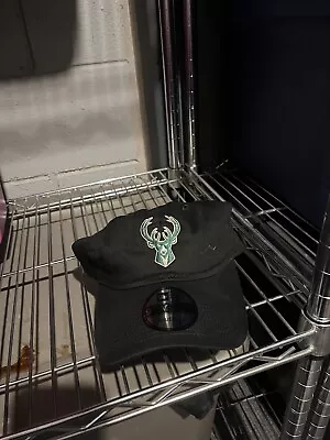 47 Brand Milwaukee Bucks Hat Men's Adjustable Black Gold Buck Logo Hat • $9.99