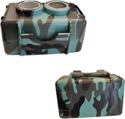Magnetic GPS Tracker Box - Under Vehicle Waterproof Case Great Digital Camo  • $36.01