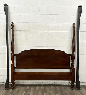 Vintage Queen Size Chippendale Poster Bed • $1149