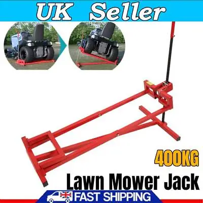 Folding Ride On Lawn Mower Jack Lift Tilt 400kg Garden Tractor Power Tool Kit • £63.99