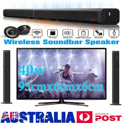 Detachable 40W Soundbar Speaker For TV PC Bluetooth 5.0 Super Bass Home Theater • $89.99