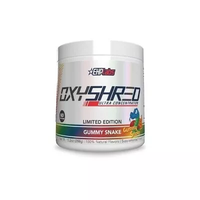 $62.95 • Buy EHPLabs Oxyshred Fat Burner 60 Serves Rainbow Gummy Natural Weight Loss Aid
