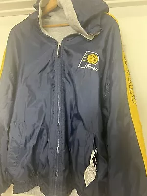 Indiana Pacers Reversible Puma Nba Large Jacket Preowned Great Shape • $25.99