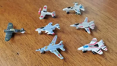 Vintage Micro Machines Military Lot Of 7 Airplanes Fighter Jets Diecast • $60