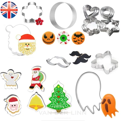 £3.48 • Buy Stainless Steel Cookie Cutter Shape Cookie Cake Egg Icing Mould Mold Cutter