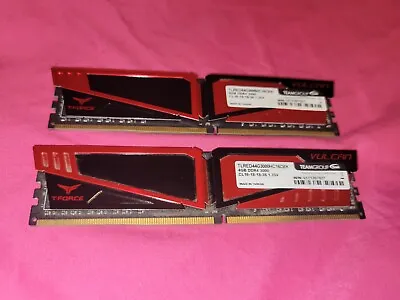 TEAMGROUP T-Force Vulcan DDR4 8GB 3000MHz (PC4-23988) TLREDАAGЗОООНC16СВК • $15