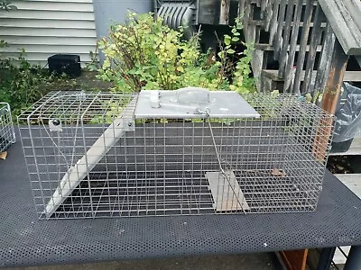 $87.49 • Buy Vintage HavaHart Large Animal Humane Trap 32  L X 12  H X 10  W GUC Free Ship!