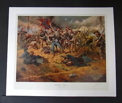 Don Troiani Civil War Print - Rebel Yell - MINT- Never Framed • $475