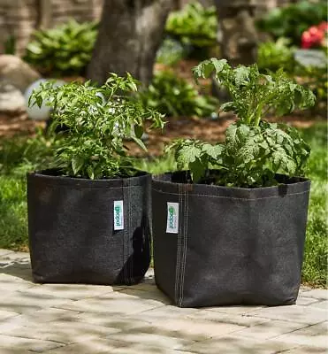 Fabric Pot Breathable Container Grow Bag Pouch  Hydroponics 12/16/20/25/30/39lt • £2.99