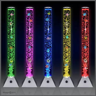 £49.95 • Buy Large 120 Cm Colour Changing LED Novelty Bubble Fish Water Tower Mood Light Lamp