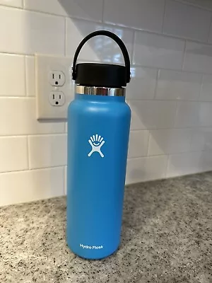 Hydro Flask 40oz Wide Mouth With Flex Cap Blue See Photos FREE SHIPPING • $20