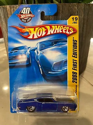 1969 FORD TORINO TALLADEGA - Hot Wheels 2008 First Editions #019 - Blue • $21.99