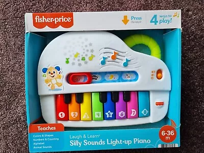 Fisher-Price Laugh & Learn Silly Sounds Light-Up Piano *NEW* • $36.50