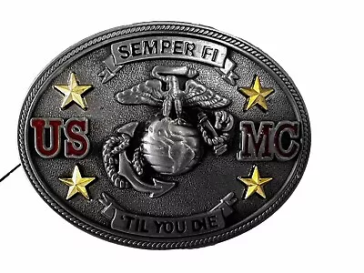 New 100% Officially Licensed USMC Marine Corp Belt Buckle. USA Seller! Free Ship • $16