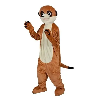 Adult Meerkat Costume Plush Mens Ladies Mascot Fancy Dress Outfit • £40