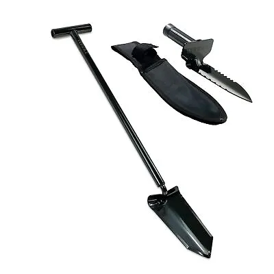 TerraX Master Digger - 34  Shovel With T-Handle And Double Serrated Hand Digger • $56.94