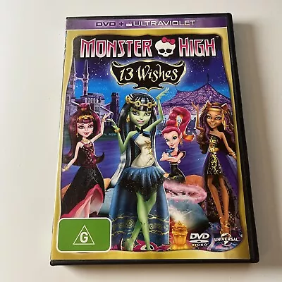 Monster High - 13 Wishes (DVD 2013) Region 4 &2 • $6.41