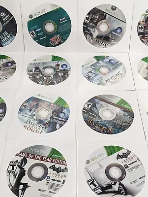 $9.75 • Buy Microsoft Xbox 360 Cheap Value Games Titles A-H Resurfaced Tested Disc Only