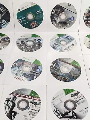 Microsoft Xbox 360 Cheap Value Games Titles A-H Resurfaced Tested Disc Only • $3.49