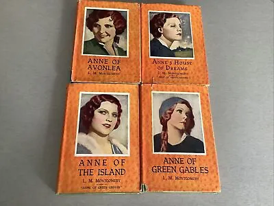 L M Montgomery Anne Books X4 1946 George G Harrup Hardbacks With Dust Jackets  • £17.50