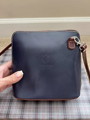 Vera Pelle Genuine Italian Leather Womens Cross Body Bag • $36