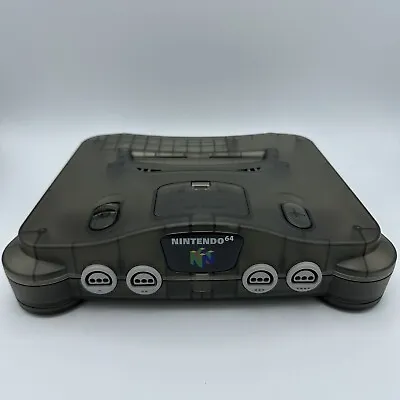 NEW Nintendo 64 N64 Limited Clear Smoke Grey Custom Console Only Funtastic • $119.95