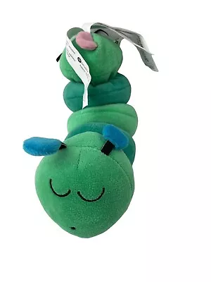 IKEA  Plush Green Inch Worm Caterpillar KLAPPA Musical Stuffed Animal Toy • $16.40