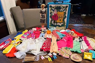 VTG 1970's Mattel BARBIE Doll Best Buy Fashion Clothes Accessories Case Lot • $200