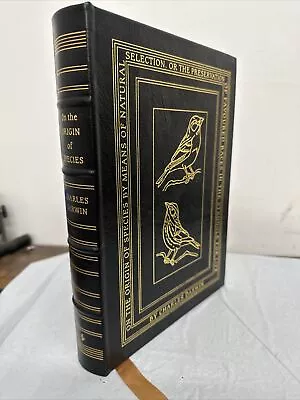 Charles Darwin ON THE ORIGIN OF SPECIES Easton Press 1991 Leather Collectors Ed • $54.99