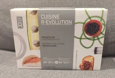 CUISINE R-EVOLUTION Molecular Gastronomy Kit - Unused Opened DVD Incl Exp 2016 • $26.99