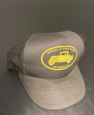 VINTAGE RARE Model A FORD Club Of America Hat Trucker Cap  The Cincy Cap  VTG • $199.99