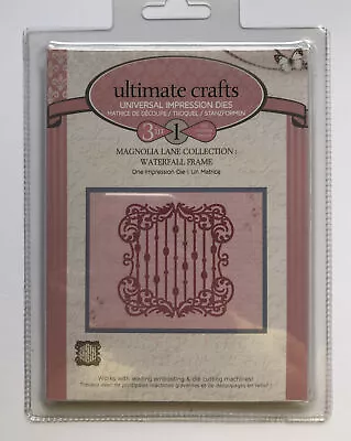 Ultimate Crafts Magnolia Lane Collection Waterfall Frame Die • £4.99