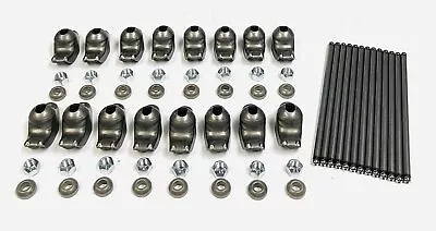 ROCKER ARMS Kit/16+PUSHRODS 1996-2002 Chevy 265 305 350 LT1 Vortec Self-aligning • $164.74