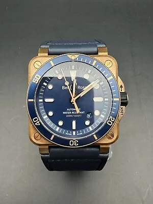 Bell & Ross BR03-92 Diver Bronze Blue 42mm Automatic BR03-92-DIV-B *WATCH ONLY* • $3199.90