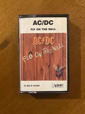 Ac/dc-fly On The Wall Cassette Tape 1985 Oz Seller • $29.99