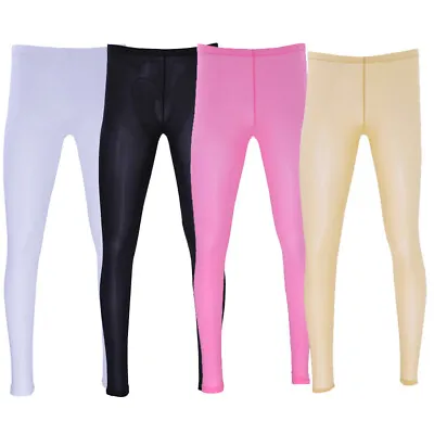 $10.99 • Buy Men's Ice Silk Long John Sport Thermal Underwear Pajamas Pants Legging Bottom