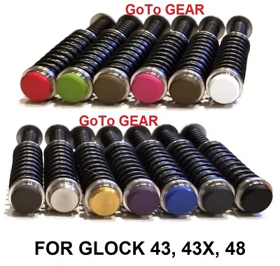 Stainless Steel Guide Rod Assembly For GLOCK 43 43X 48 Choose Color Spring • $49.95