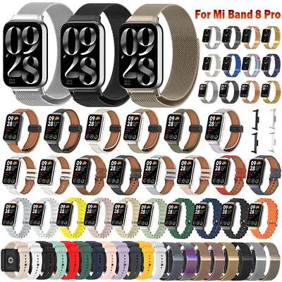 For Xiaomi Mi Band 8 Pro Smart Watch Metal/Silicone/Leather Band Strap Bracelet • $11.39