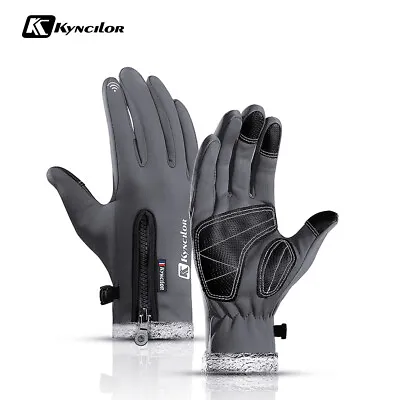 -30℉ Mens Gloves Winter Warm Waterproof Touch Screen Anti-Slip Fullfinger Gloves • $11.49
