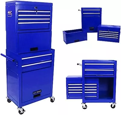 4/5/6 Drawers Tool Cabinet Rolling Tool Chest Garage Tool Cart Storage Cabinet • $159.92