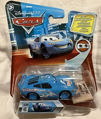 Disney Pixar Cars Lenticular Eyes #135 Dinoco McQueen With Signature CHASE • £29.99