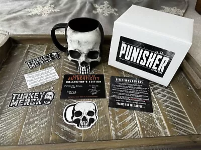 Original Turkey Merck Punisher Skull Horror Mug • $300