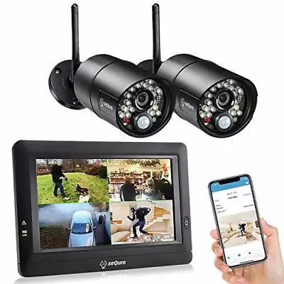 SEQURO GuardPro Wireless Surveillance Security Camera System  Assorted Sizes  • $111.52