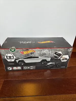 Hot Wheels Cyber Truck Remote Control RC Car Tesla Cybertruck 1:10 Scale NEW • £120