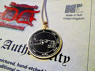 £61.70 • Buy AUTHENTIC PSYCHIC PROTECTION TALISMAN SOLID BRASS Finbarr Occult Magic Amulet