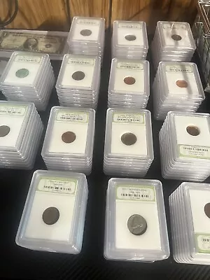 US Slabbed Coins. BU Proof And Circulated US Coins (you Get 10)  • $15
