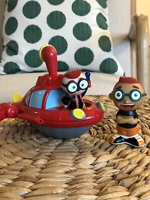 £23.92 • Buy Lot: Little Einsteins 2006 Leo Rocket Submarine Toy With Additional Leo Figurine