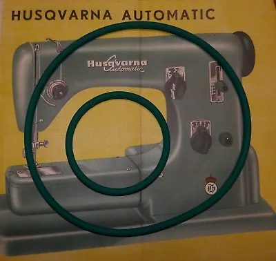 HUSQVARNA Sewing Machine Drive Belts 19 E 20 21 CL8 Automatic Vintage Parts Fan  • $19.89